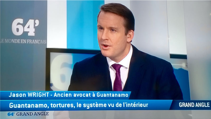 Jason Wright on French TV Jason Wright on French TV